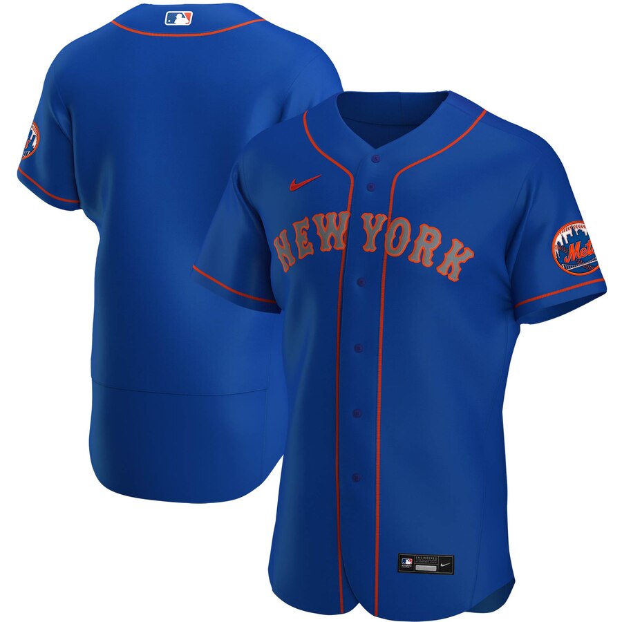 Men New York Mets Men Nike Royal Alternate 2020 Flex Base Team M
