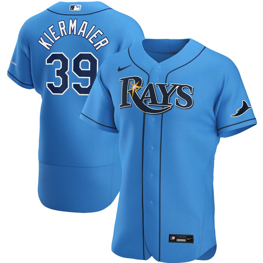 Men Tampa Bay Rays 39 Kevin Kiermaier Men Nike Light Blue Altern