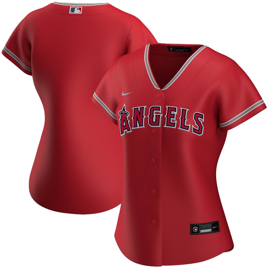 Los Angeles Angels Nike Women Alternate 2020 MLB Team Jersey Red