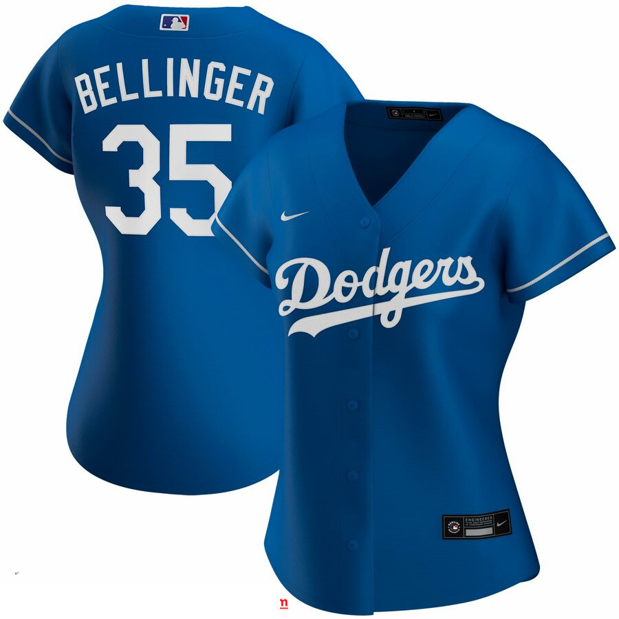 Los Angeles Dodgers 35 Cody Bellinger Nike Women Alternate 2020 