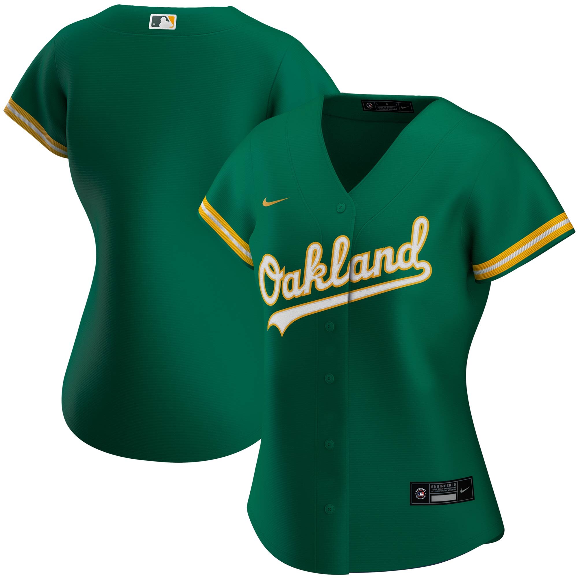 Oakland Athletics Nike Women Alternate 2020 MLB Team Jersey Kell