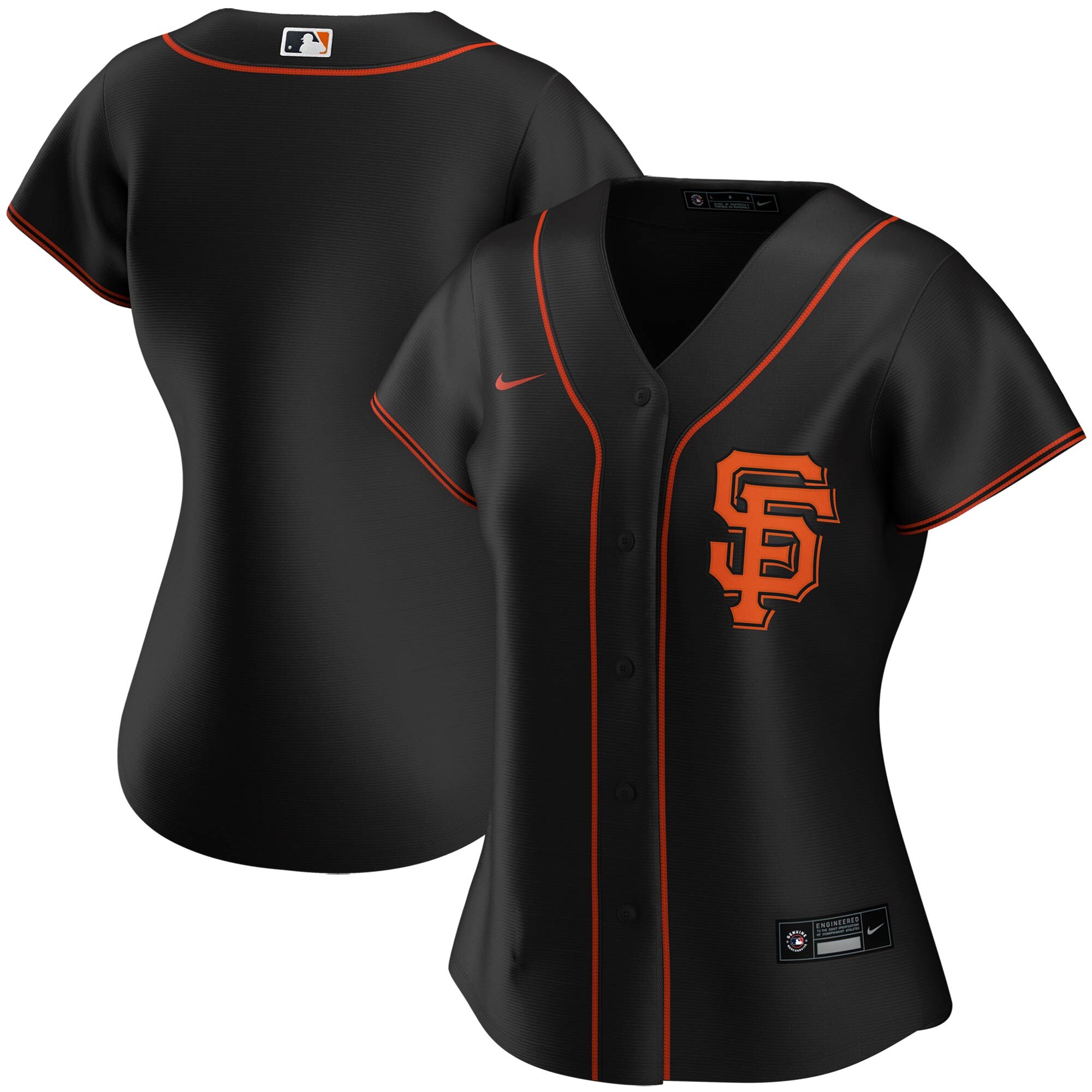 San Francisco New York Giants Nike Women Alternate 2020 MLB Team Jersey Black