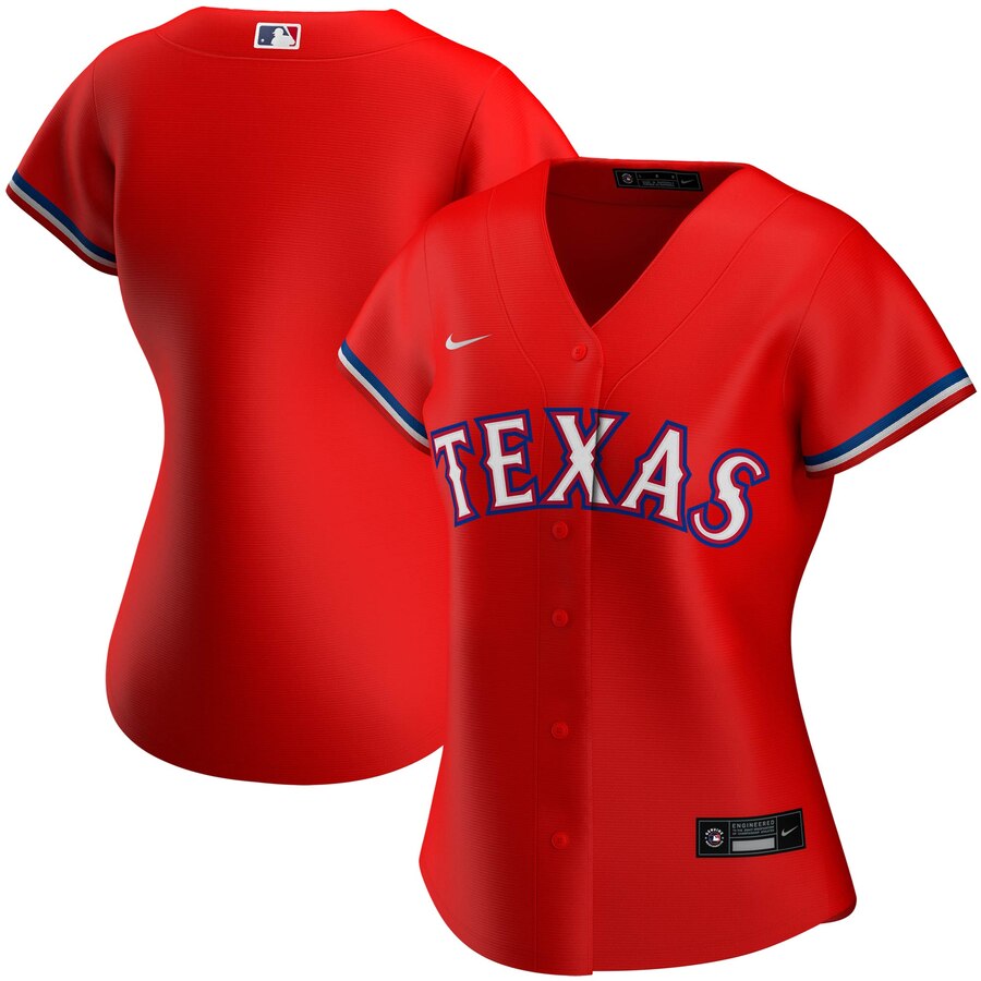 Texas New York Rangers Nike Women Alternate 2020 MLB Team Jersey