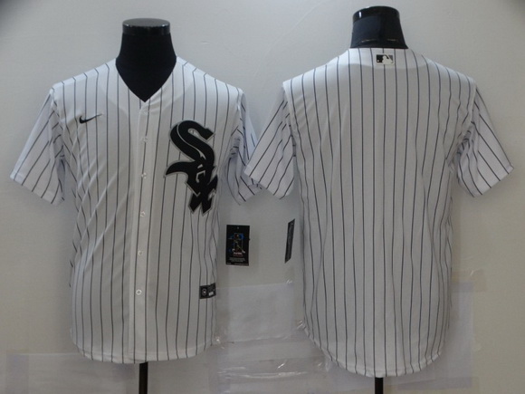 Men Nike Chicago White Sox white Blank Coolbase Jersey