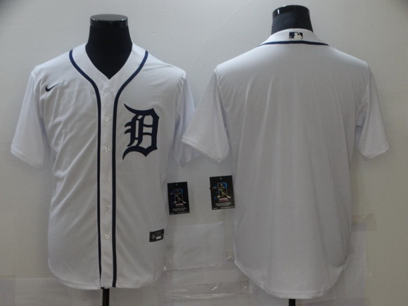 Men Nike Detroit Tigers White blank 2020 Authentic Official Team MLB Jersey