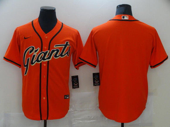 Men San Francisco New York Giants Blank Orange Game 2021 Nike MLB Jersey