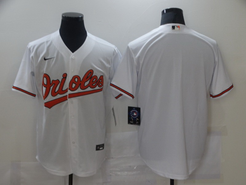 Ｍen Baltimore Orioles Nike Blank Home 2020 MLB Team Jersey White