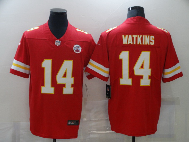 Men Kansas City Chiefs Sammy Watkins 14 Red Vapor Limited Jersey