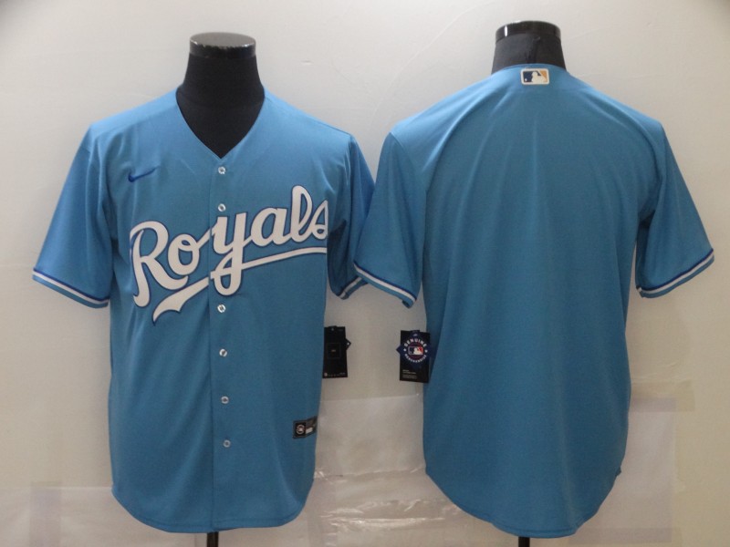 Men Kansas City Royals Nike Blue Blank Jersey II