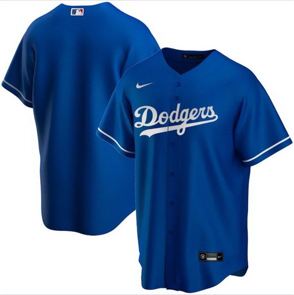 Men Los Angeles Dodgers Nike Blue Blank Jersey