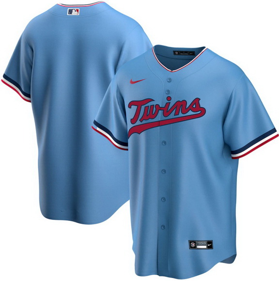 Men Minnesota Twins Nike Blue Blank Jersey