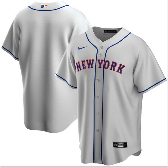 Men New York Mets Nike Gray Blank Jersey