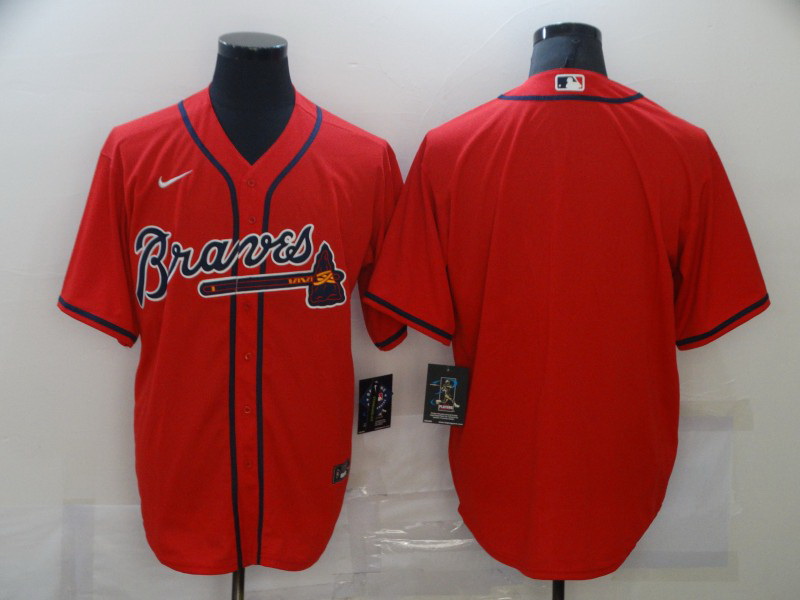 Men Nike Atlanta Braves Blank MLB Jersey