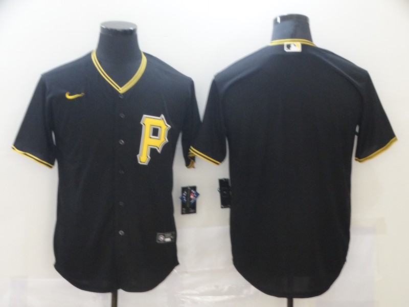 Men Pittsurgh Pirates Nike Black Blank Jersey