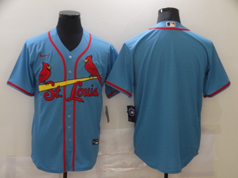 Men St. Louis Cardinals Nike Blue Blank Jersey II