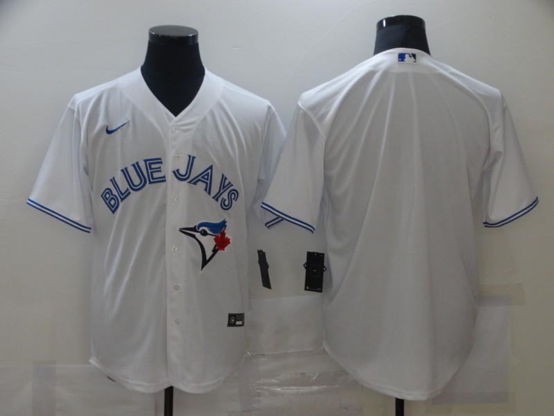 Men Toronto Blue Jays Nike White Blank Jersey