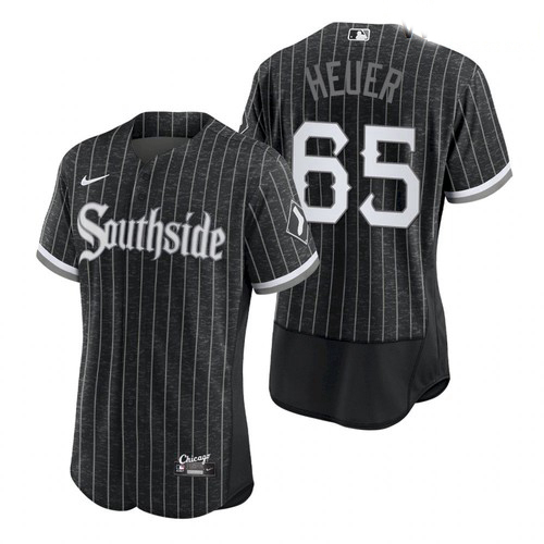 Women Chicago White Sox Southside Codi Heuer Black 2021 City Authentic Jersey