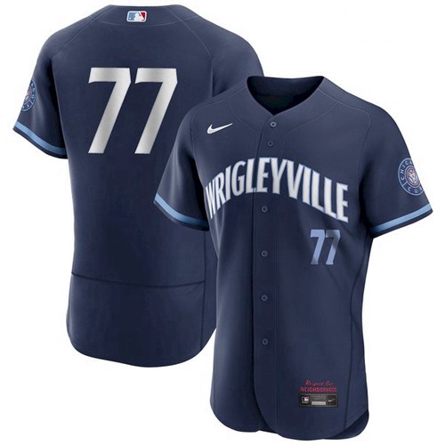 Youth 77 Neighborhood Chicago Cubs City Connect Wrigleyville Jersey