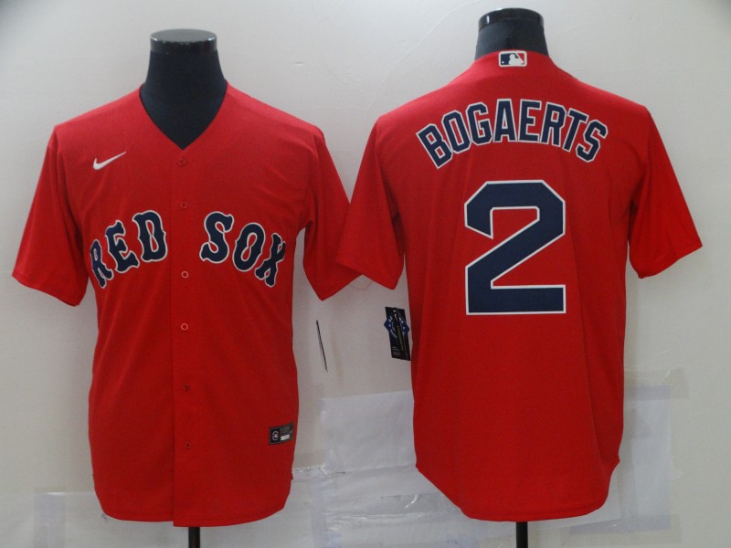 Men Boston Red Sox Xander Bogaerts 2 Red Home Jersey