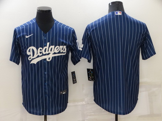 Men Los Angeles Dodgers Blank Navy Cool Base Stitched jersey