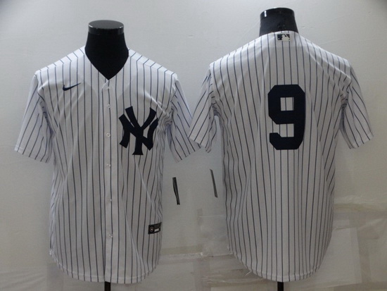 Men New York Yankees 9 Roger Maris White Cool Base Stitched Baseball jersey