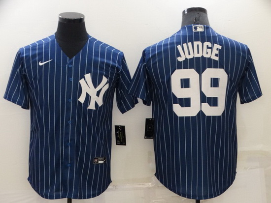 Men New York Yankees 99 Aaron Judge Navy Cool Base Stitched jersey