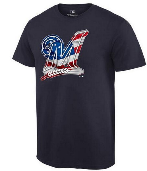 Milwaukee Brewers Men T Shirt 012