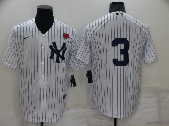 Men New York Yankees 3 Babe Ruth White Cool Base Stitched Baseball Jerseys