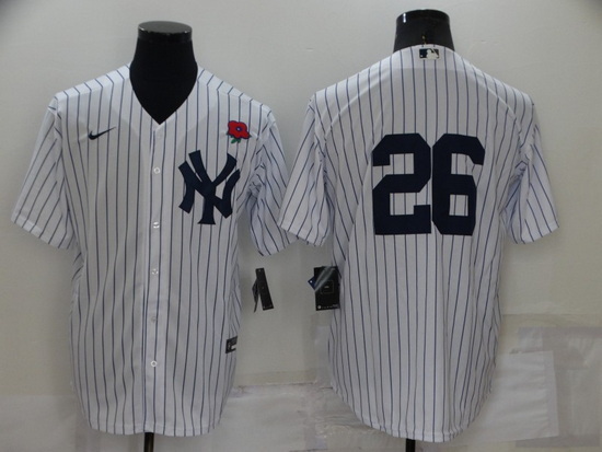 Men New York Yankees 26 DJ LeMahieu White Cool Base Stitched Baseball Jerseys