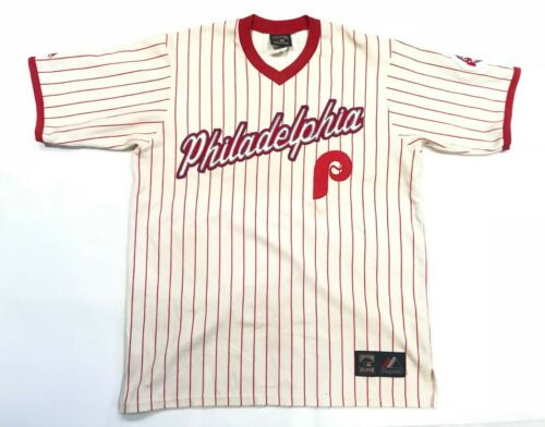 Men PHILADELPHIA PHILLIES Blank White Throwback Jersey