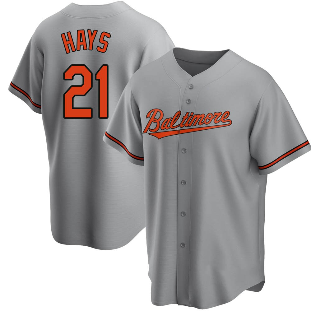 Men Baltimore Orioles #21 Austin Hays Gray Stitched Baseball Jersey