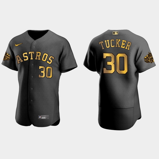 Men Houston Astros Kyle Tucker 2022 Mlb All Star Game Authentic Black Men Jersey