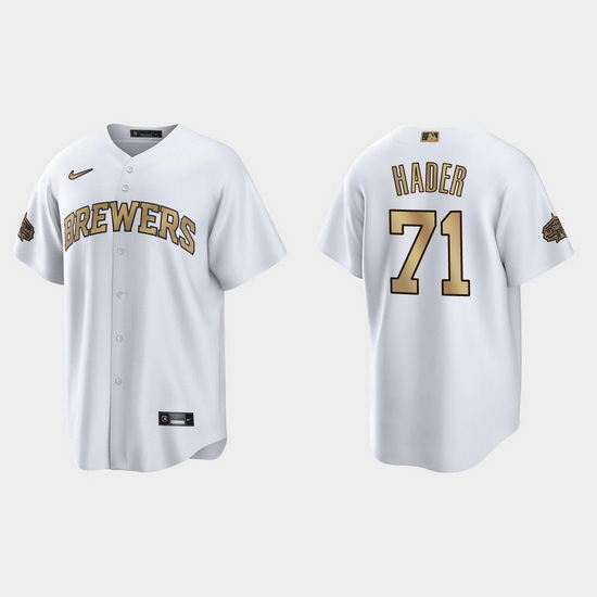 Men Josh Hader Milwaukee Brewers 2022 Mlb All Star Game White  Jersey