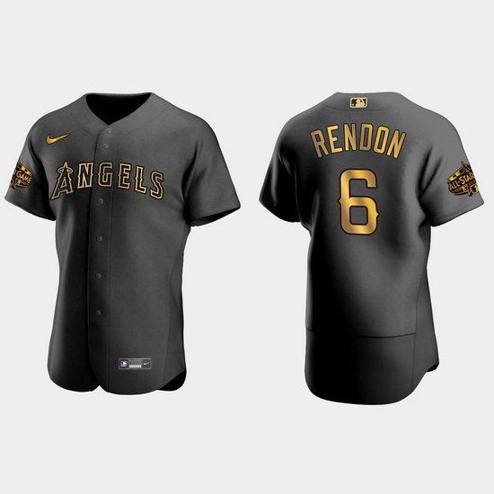 Men Los Angeles Angels Anthony Rendon 2022 Mlb All Star Game Authentic Black Men Jersey