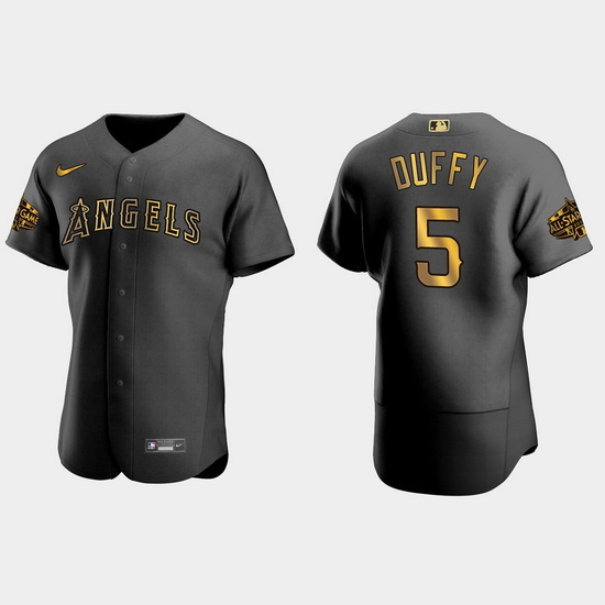 Men Los Angeles Angels Matt Duffy 2022 Mlb All Star Game Authentic Black Men Jersey