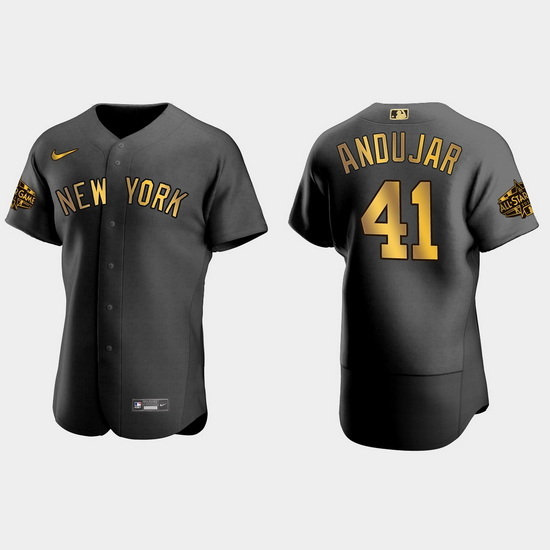 Men New York Yankees Miguel Andujar 2022 Mlb All Star Game Black Men Jersey