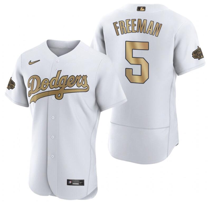 Men Los Angeles Dodgers freddie freeman white 2022 mlb all-star game authentic jersey