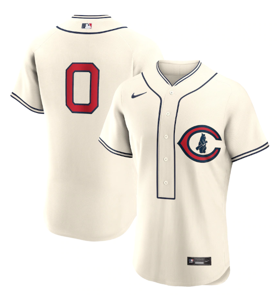 Men Chicago Cubs 0 Marcus Stroman 2022 Cream Field Of Dreams Stitched Baseball Jersey