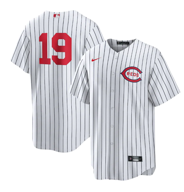 Men Cincinnati Reds 19 Joey Votto 2022 White Field Of Dreams Stitched Baseball Jersey