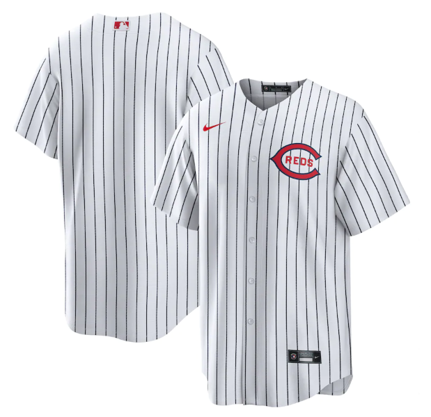 Men Cincinnati Reds Blank 2022 White Field Of Dreams Stitched Baseball Jersey