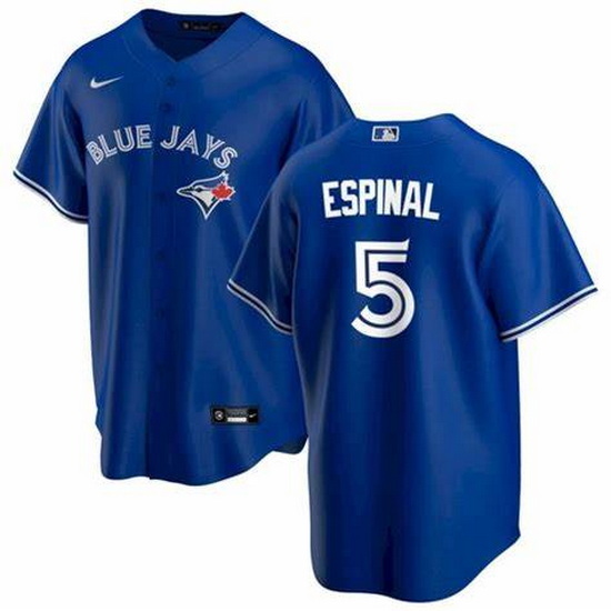 Men's Nike Toronto Blue Jays #5 Santiago Espinal Royal Alternate Jersey