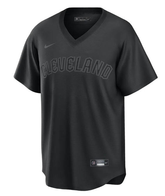 Men Cleveland Guardians 11 Jos E9 Ram EDrez Black Pitch Black Fashion Replica Stitched Baseball Jers