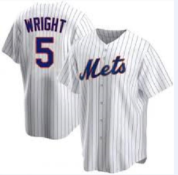 Mens Nike New York Mets 5 David Wright Replica White Home Cool Base MLB Jersey