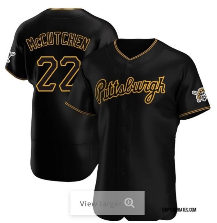 Men Nike Pittsburgh Pirates Andrew McCutchen #22 Black Flexbase Stitched Jersey