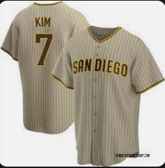 Men San Diego Padres 7 Ha Seong Kim White Stitched MLB Cool Base