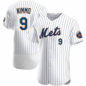Men Nike New York Mets 9 Brandon Nimmo White 2020 Home Stitched 