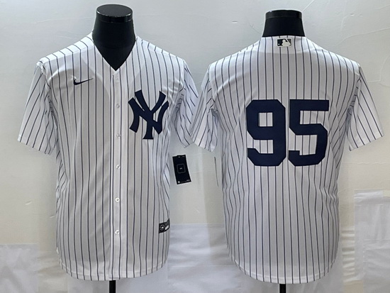 Men's New York Yankees #95 Oswaldo Cabrera White Stitched Nike C