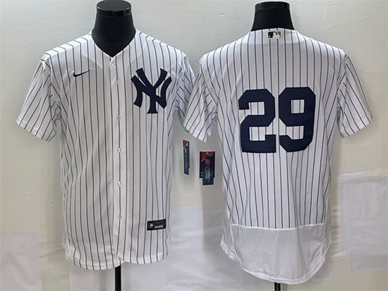 Men New York Yankees 29 Gio Urshela White Flex Base Stitched Baseball Jersey