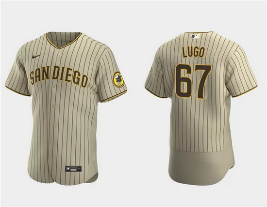 Men San Diego Padres 67 Seth Lugo Tan Flex Base Stitched Baseball Jersey