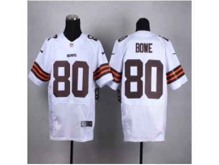 Nike cleveland browns 80 Dwayne Bowe white Elite NFL Jersey